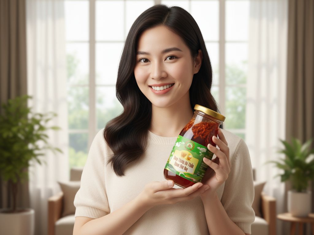 Vì sao nên chọn nấm đông trùng hạ thảo ngâm mật ong Hiền Nương Farm?